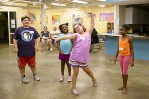 Kids have fun at Spring Break Theatre Camp